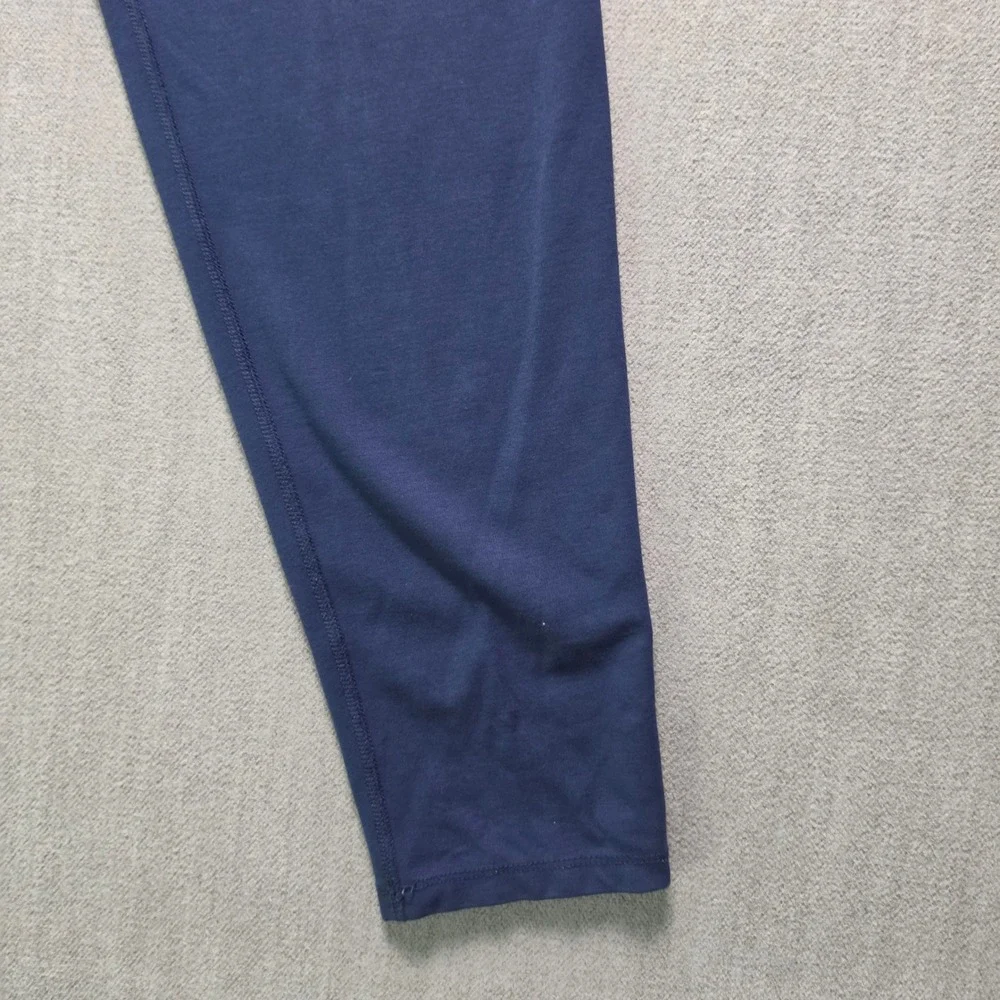 Russell Athletic Joggers Mens Large Navy Blue Zipper Pockets Performance Pants